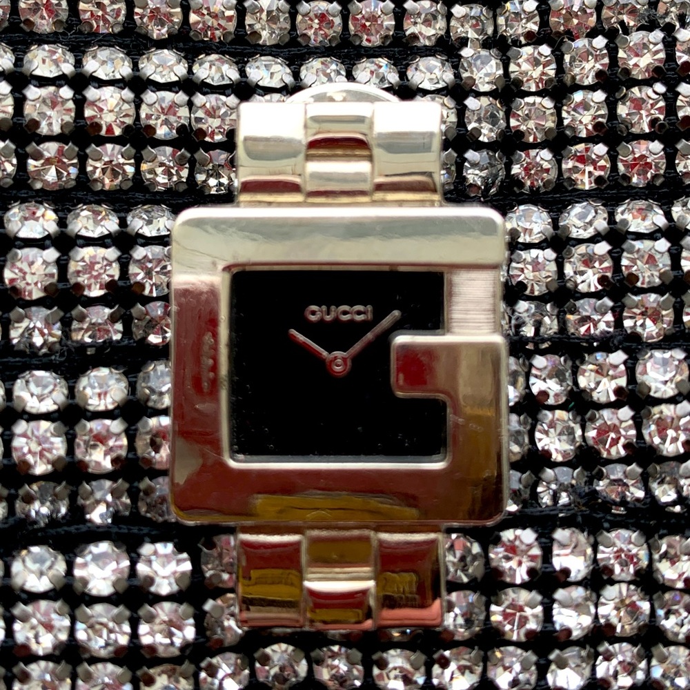 Gucci Pin with watch design